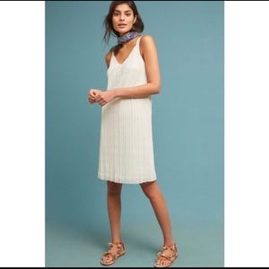 Cream Anthropologie Dress